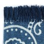 Kilim cotton rug 120x180 cm blue print by vidaXL, Rugs - Ref: Foro24-246555, Price: 31,80 €, Discount: %