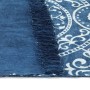 Kilim cotton rug 120x180 cm blue print by vidaXL, Rugs - Ref: Foro24-246555, Price: 31,80 €, Discount: %