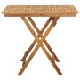 Folding garden dining table 5 pieces solid acacia wood by , Garden sets - Ref: Foro24-3058261, Price: 337,20 €, Discount: %