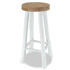 Teak wood kitchen stool by vidaXL, Kitchen stools - Ref: Foro24-244546, Price: 132,99 €, Discount: %