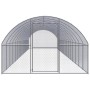 Galvanized steel outdoor chicken coop 3x16x2 m by , Cages and habitats for small animals - Ref: Foro24-3095469, Price: 841,97...