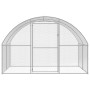 Galvanized steel outdoor chicken coop 3x16x2 m by , Cages and habitats for small animals - Ref: Foro24-3095469, Price: 841,97...