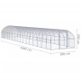 Galvanized steel outdoor chicken coop 3x16x2 m by , Cages and habitats for small animals - Ref: Foro24-3095469, Price: 841,97...