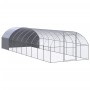 Gallinero de exterior de acero galvanizado 3x10x2 m de , Jaulas y habitáculos para animales pequeños - Ref: Foro24-3095476, P...