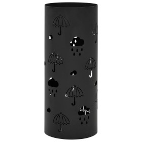 Umbrella stand black steel umbrella design by vidaXL, umbrella stands - Ref: Foro24-246804, Price: 36,82 €, Discount: %