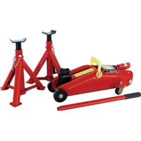 Carpoint Hydraulic jack and 2-piece set of stands 2000 kg red by Carpoint, Forklifts - Ref: Foro24-439333, Price: 121,21 €, D...