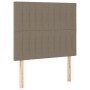 Headboards 2 units of taupe gray fabric 100x5x78/88 cm by , Headboards and footboards - Ref: Foro24-3116564, Price: 68,05 €, ...