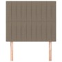 Headboards 2 units of taupe gray fabric 100x5x78/88 cm by , Headboards and footboards - Ref: Foro24-3116564, Price: 68,05 €, ...