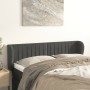 Cabecero de terciopelo gris oscuro 147x23x78/88 cm de , Cabeceros y pies de cama - Ref: Foro24-3117431, Precio: 68,34 €, Desc...