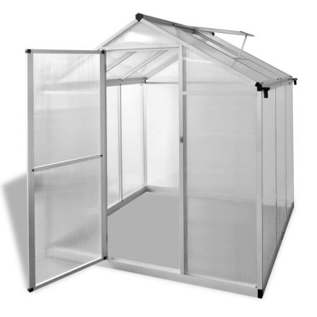 Anthracite gray aluminum greenhouse 3.46 m² by vidaXL, Greenhouses - Ref: Foro24-43555, Price: 391,37 €, Discount: %