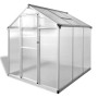 Anthracite gray aluminum greenhouse 3.46 m² by vidaXL, Greenhouses - Ref: Foro24-43555, Price: 391,37 €, Discount: %