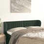 Cabecero de terciopelo verde oscuro 147x23x78/88 cm de , Cabeceros y pies de cama - Ref: Foro24-3117433, Precio: 67,31 €, Des...