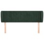 Cabecero de terciopelo verde oscuro 147x23x78/88 cm de , Cabeceros y pies de cama - Ref: Foro24-3117433, Precio: 67,31 €, Des...