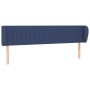 Blue fabric headboard 163x23x78/88 cm by , Headboards and footboards - Ref: Foro24-3117394, Price: 69,27 €, Discount: %