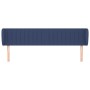 Blue fabric headboard 163x23x78/88 cm by , Headboards and footboards - Ref: Foro24-3117394, Price: 69,27 €, Discount: %