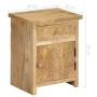 Mesita de noche de madera maciza de mango 40x30x50 cm de vidaXL, Mesitas de noche - Ref: Foro24-246152, Precio: 148,99 €, Des...