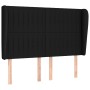 Headboard with black fabric ears 147x23x118/128 cm by , Headboards and footboards - Ref: Foro24-3118194, Price: 126,23 €, Dis...