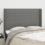 Headboard with dark gray fabric ears 147x16x118/128 cm by , Headboards and footboards - Ref: Foro24-3119817, Price: 119,94 €,...