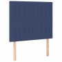 Bed frame with blue fabric headboard 120x200 cm by , Beds and slatted bases - Ref: Foro24-3125209, Price: 178,06 €, Discount: %