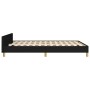 Bed frame with black fabric headboard 140x200 cm by , Beds and slatted bases - Ref: Foro24-3125221, Price: 241,99 €, Discount: %