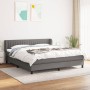 Cama box spring con colchón tela gris oscuro 160x200 cm de , Camas y somieres - Ref: Foro24-3126414, Precio: 489,25 €, Descue...