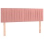 Box spring bed with pink velvet mattress 140x200 cm by , Beds and slatted bases - Ref: Foro24-3127618, Price: 438,27 €, Disco...