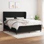 Cama box spring con colchón tela negro 160x200 cm de , Camas y somieres - Ref: Foro24-3128135, Precio: 575,09 €, Descuento: %