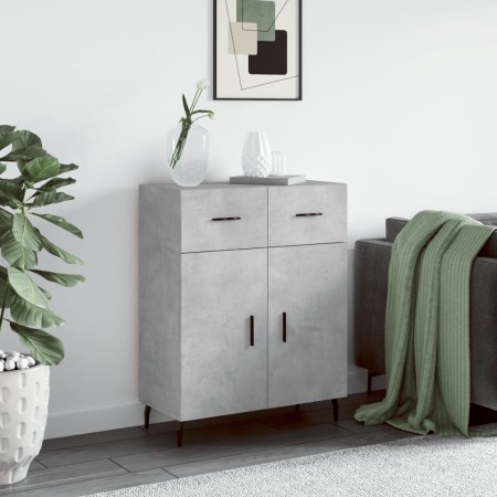 Concrete gray engineered wood sideboard 69.5x34x90 cm by vidaXL, Sideboards - Ref: Foro24-828000, Price: 98,12 €, Discount: %