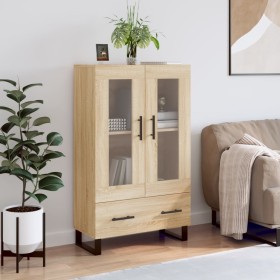 Aparador alto madera de ingeniería roble Sonoma 69,5x31x115 cm de vidaXL, Aparadores - Ref: Foro24-828327, Precio: 90,99 €, D...