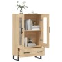 Aparador alto madera de ingeniería roble Sonoma 69,5x31x115 cm de vidaXL, Aparadores - Ref: Foro24-828327, Precio: 90,27 €, D...