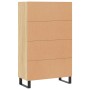 Aparador alto madera de ingeniería roble Sonoma 69,5x31x115 cm de vidaXL, Aparadores - Ref: Foro24-828327, Precio: 90,27 €, D...