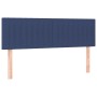 Box spring bed with mattress and LED blue fabric 140x200 cm by , Beds and slatted bases - Ref: Foro24-3133883, Price: 442,99 ...