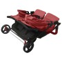 Manschettenknöpfe-Trolley aus rotem Stahl von vidaXL, Kinderwagen - Ref: Foro24-10245, Preis: 293,41 €, Rabatt: %