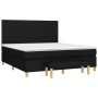 Box spring bed with black fabric mattress 160x200 cm by , Beds and slatted bases - Ref: Foro24-3137247, Price: 620,61 €, Disc...