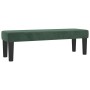 Cama box spring con colchón terciopelo verde oscuro 140x190 cm de , Camas y somieres - Ref: Foro24-3137962, Precio: 552,01 €,...