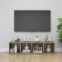 TV furniture 4 units white plywood and Sonoma oak 37x35x37cm by vidaXL, TV Furniture - Ref: Foro24-805515, Price: 59,94 €, Di...