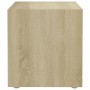 TV furniture 4 units white plywood and Sonoma oak 37x35x37cm by vidaXL, TV Furniture - Ref: Foro24-805515, Price: 59,94 €, Di...