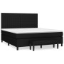 Box spring bed with black fabric mattress 160x200 cm by , Beds and slatted bases - Ref: Foro24-3136767, Price: 616,56 €, Disc...