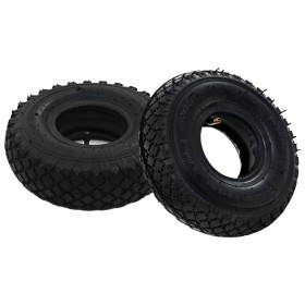 Wheelbarrow tires with internal chambers 2 units 3.00-4 260x85 by , Hoists, cranes and carts - Ref: Foro24-142981, Price: 23,...