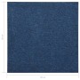 Baldosas de suelo de moqueta 20 uds 5 m² 50x50 cm azul oscuro de , Suelos y moquetas - Ref: Foro24-147315, Precio: 96,73 €, D...