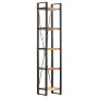 5-level solid acacia wood shelf 40x30x180 cm by , Bookcases and shelves - Ref: Foro24-320611, Price: 192,79 €, Discount: %