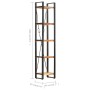 5-level solid acacia wood shelf 40x30x180 cm by , Bookcases and shelves - Ref: Foro24-320611, Price: 192,79 €, Discount: %