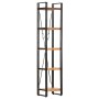 5-level solid acacia wood shelf 40x30x180 cm by , Bookcases and shelves - Ref: Foro24-320611, Price: 192,79 €, Discount: %