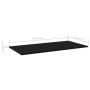 Estantes para estantería 4 uds contrachapada negro 80x30x1,5 cm de , Estanterías - Ref: Foro24-805316, Precio: 32,99 €, Descu...