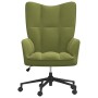 Silla de relajación de terciopelo verde claro de , Sillones - Ref: Foro24-328175, Precio: 142,51 €, Descuento: %