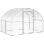 Gallinero de exterior de acero galvanizado 3x20x2 m de , Jaulas y habitáculos para animales pequeños - Ref: Foro24-3095479, P...