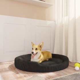 Black plush dog bed 90x70x23 cm by vidaXL, Beds for dogs - Ref: Foro24-171395, Price: 29,99 €, Discount: %