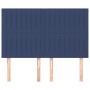 Headboards 4 units blue fabric 72x5x78/88 cm by , Headboards and footboards - Ref: Foro24-3116574, Price: 110,99 €, Discount: %