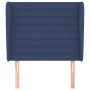 Headboard with blue fabric ears 83x23x118/128 cm by , Headboards and footboards - Ref: Foro24-3118076, Price: 73,60 €, Discou...