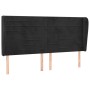 Headboard with light gray velvet ears 163x23x118/128 cm by , Headboards and footboards - Ref: Foro24-3118152, Price: 125,79 €...